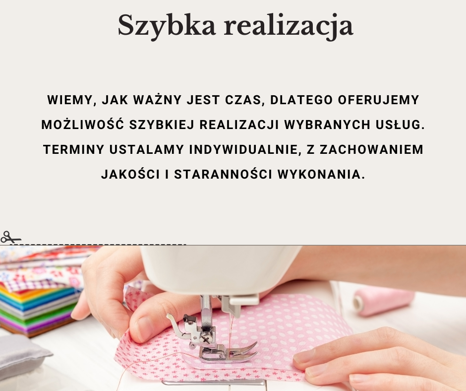 Przeróbki i naprawy odzieży